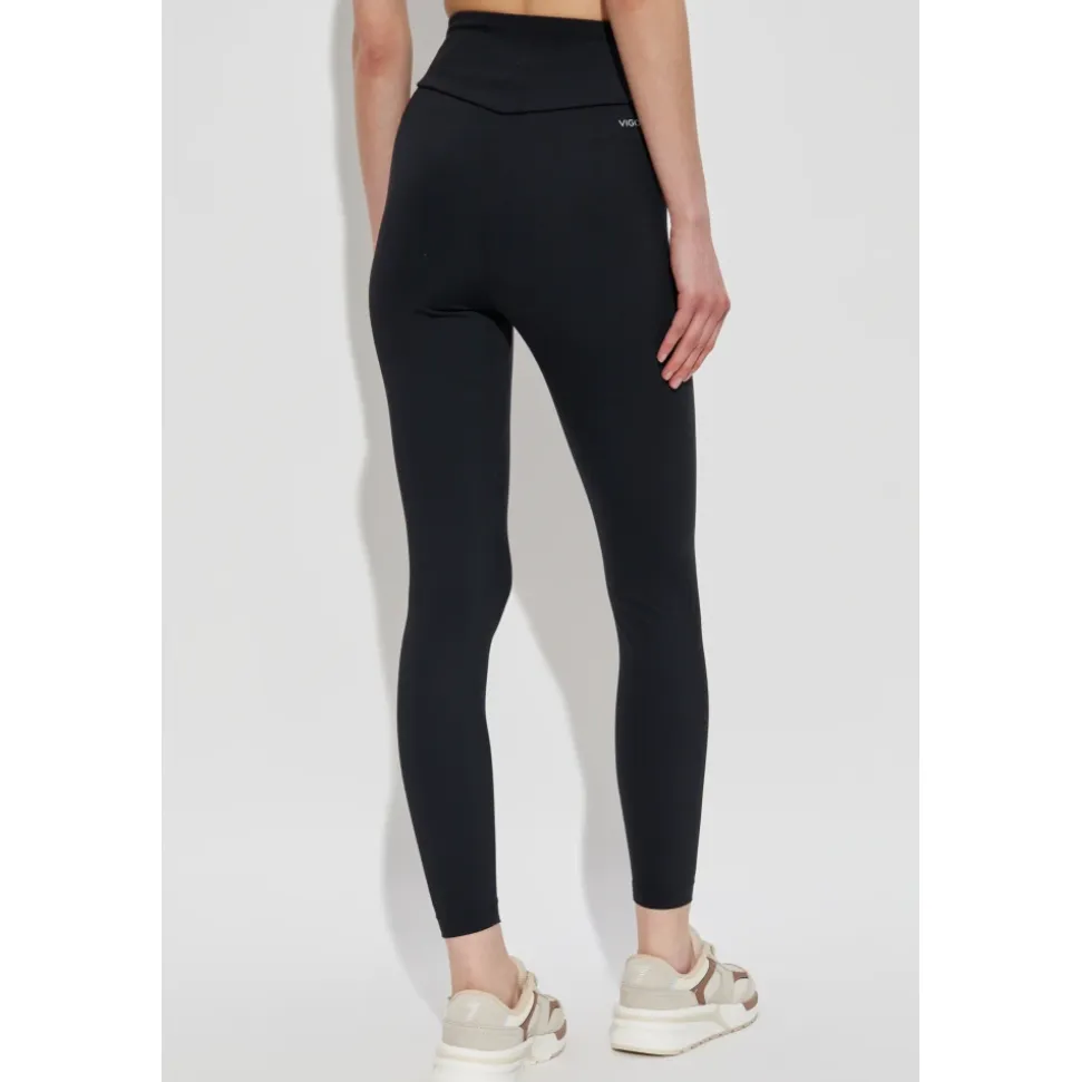 Trainingsleggings mit bedrucktem Logo