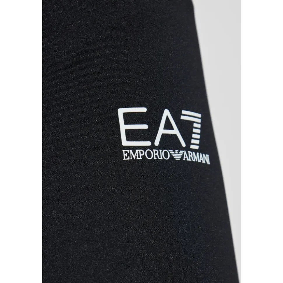 Trainingsshorts mit bedrucktem Logo