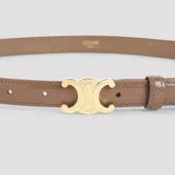 Triomphe Bronze Leder Gürtel
