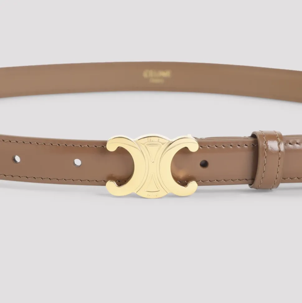Triomphe Bronze Leder Gürtel