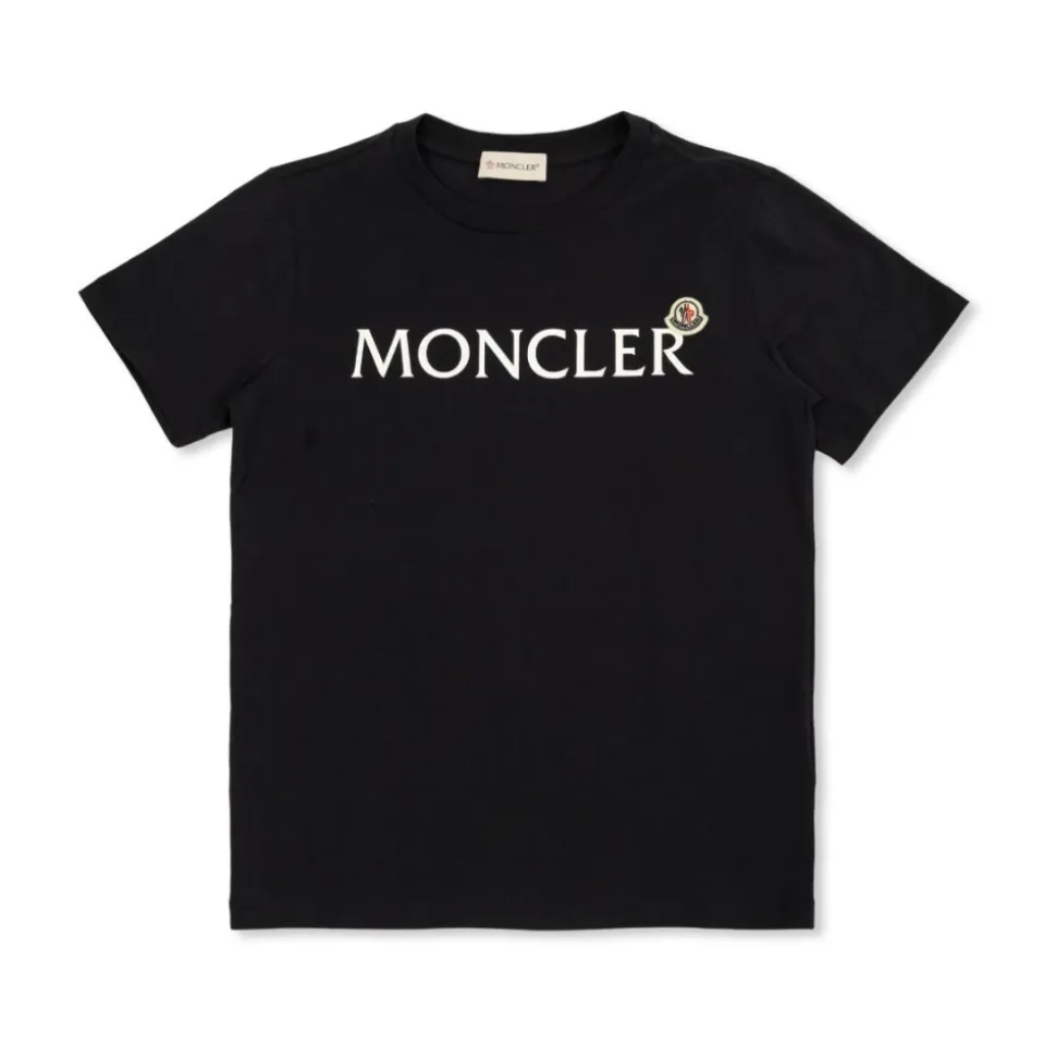 T-Shirt mit Print-Logo aus Baumwolle