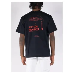 T-Shirt mit V-Ausschnitt und kurzen Ärmeln