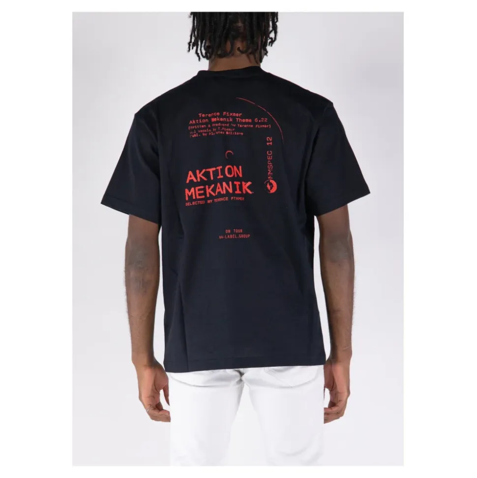 T-Shirt mit V-Ausschnitt und kurzen Ärmeln