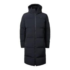 Ultra Warme Schwarze Parka Mantel