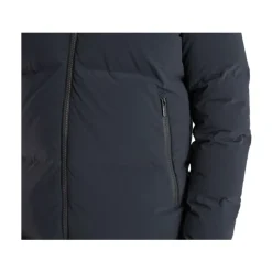 Ultra Warme Schwarze Parka Mantel