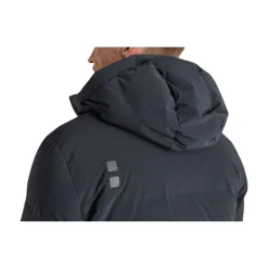 Ultra Warme Schwarze Parka Mantel