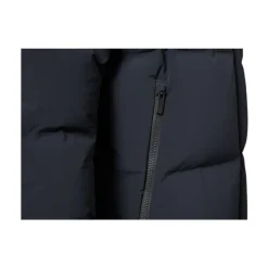 Ultra Warme Schwarze Parka Mantel