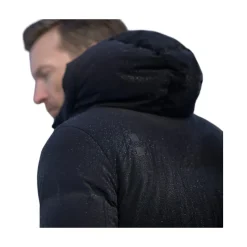 Ultra Warme Schwarze Parka Mantel