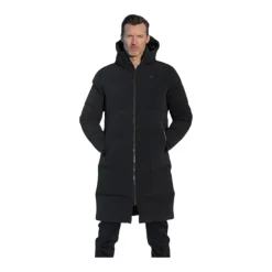 Ultra Warme Schwarze Parka Mantel