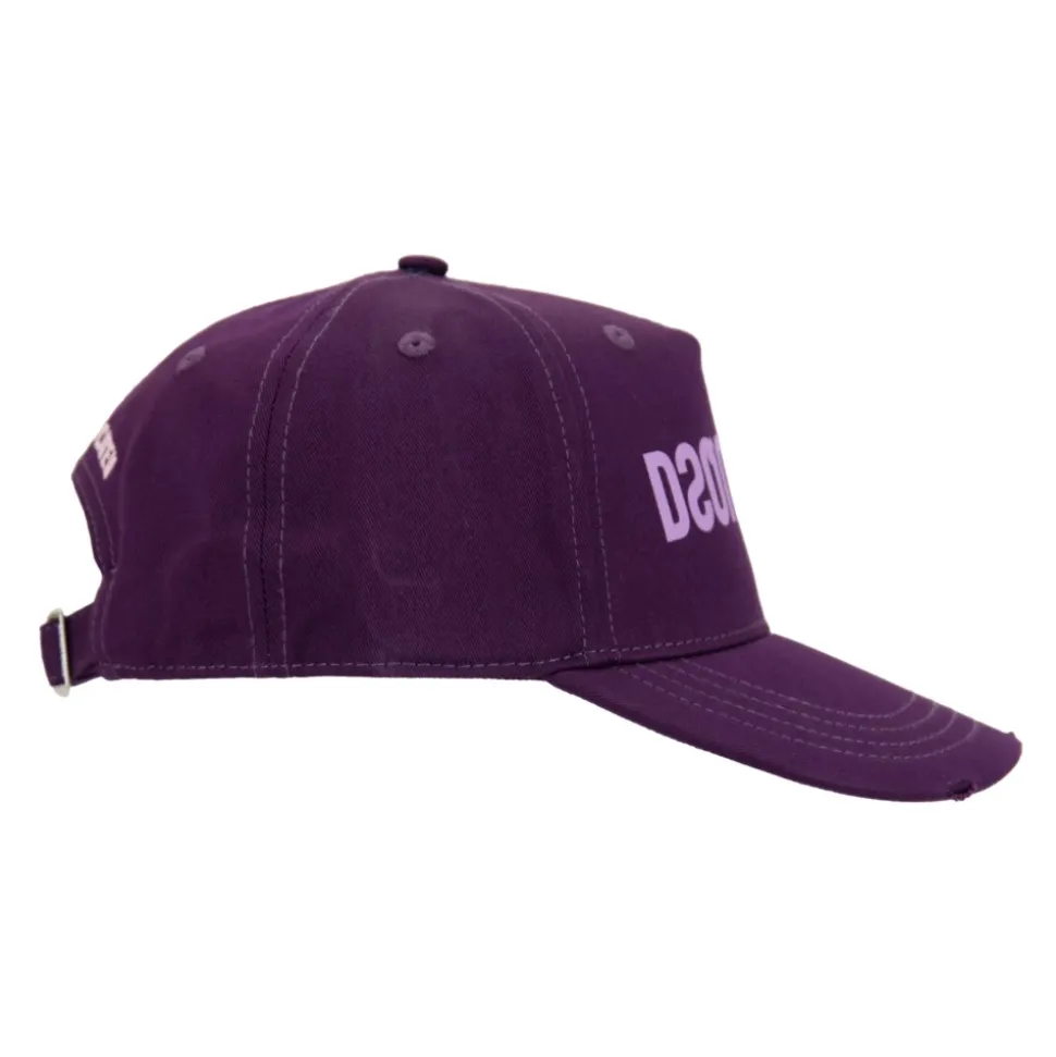 Umgekehrtes Logo Baumwoll-Baseballkappe