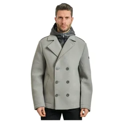 Ungefütterte, zweireihige Jacke