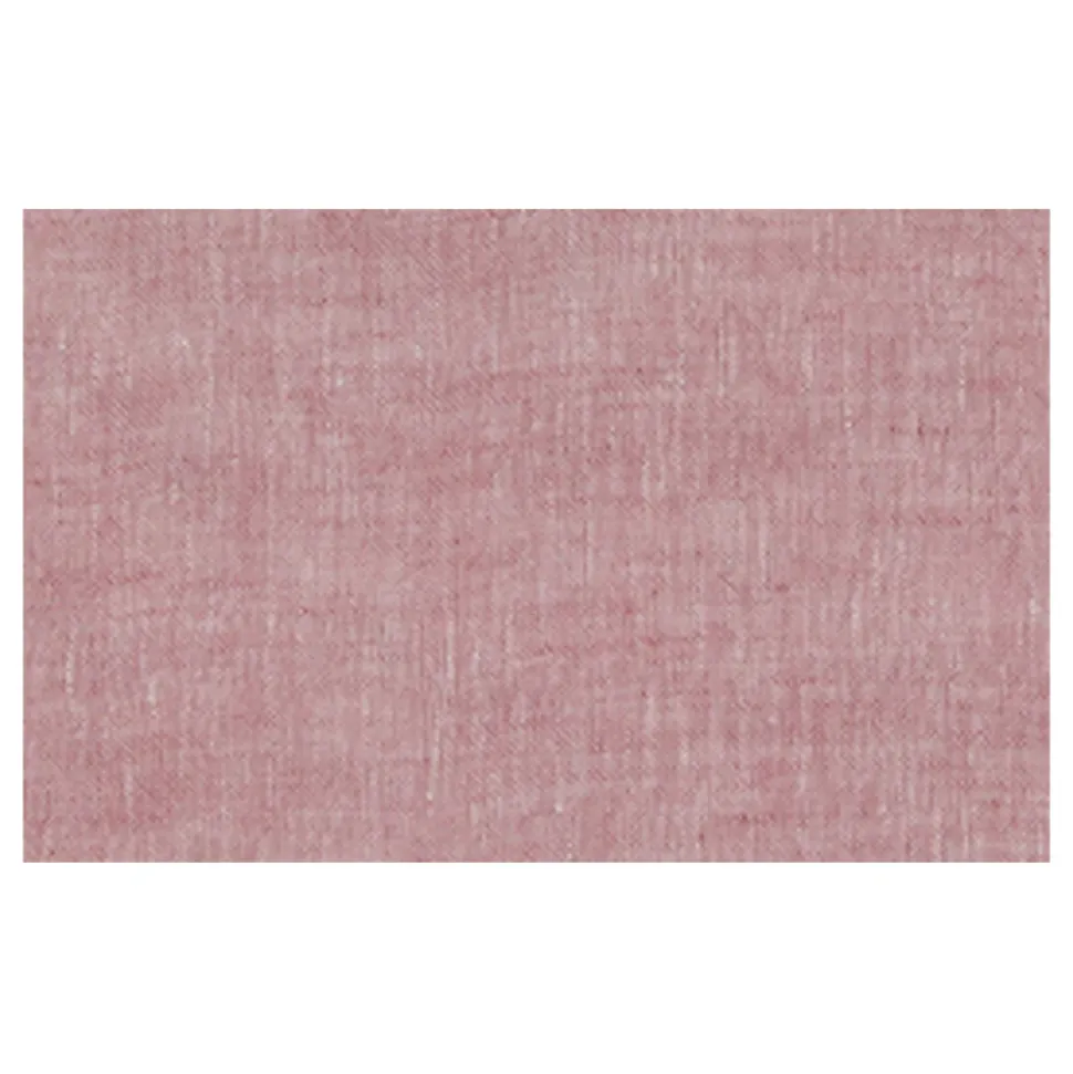 Unisex fuchsia Leinenschal mit dreifarbigem Muster