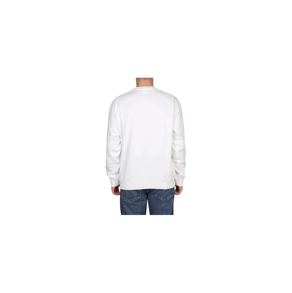 Urbaner Sweatshirt mit Grafikdruck Weiß