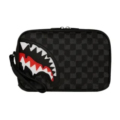 Veganleder Beauty Case Pochette Shark
