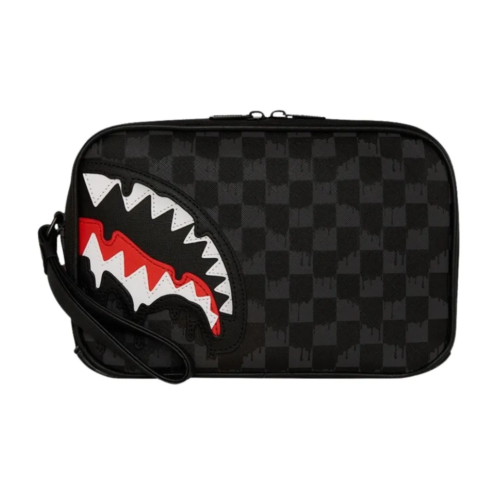 Veganleder Beauty Case Pochette Shark