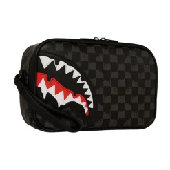 Veganleder Beauty Case Pochette Shark