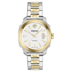 Versace Herren Armbanduhr Dylos gold/silber