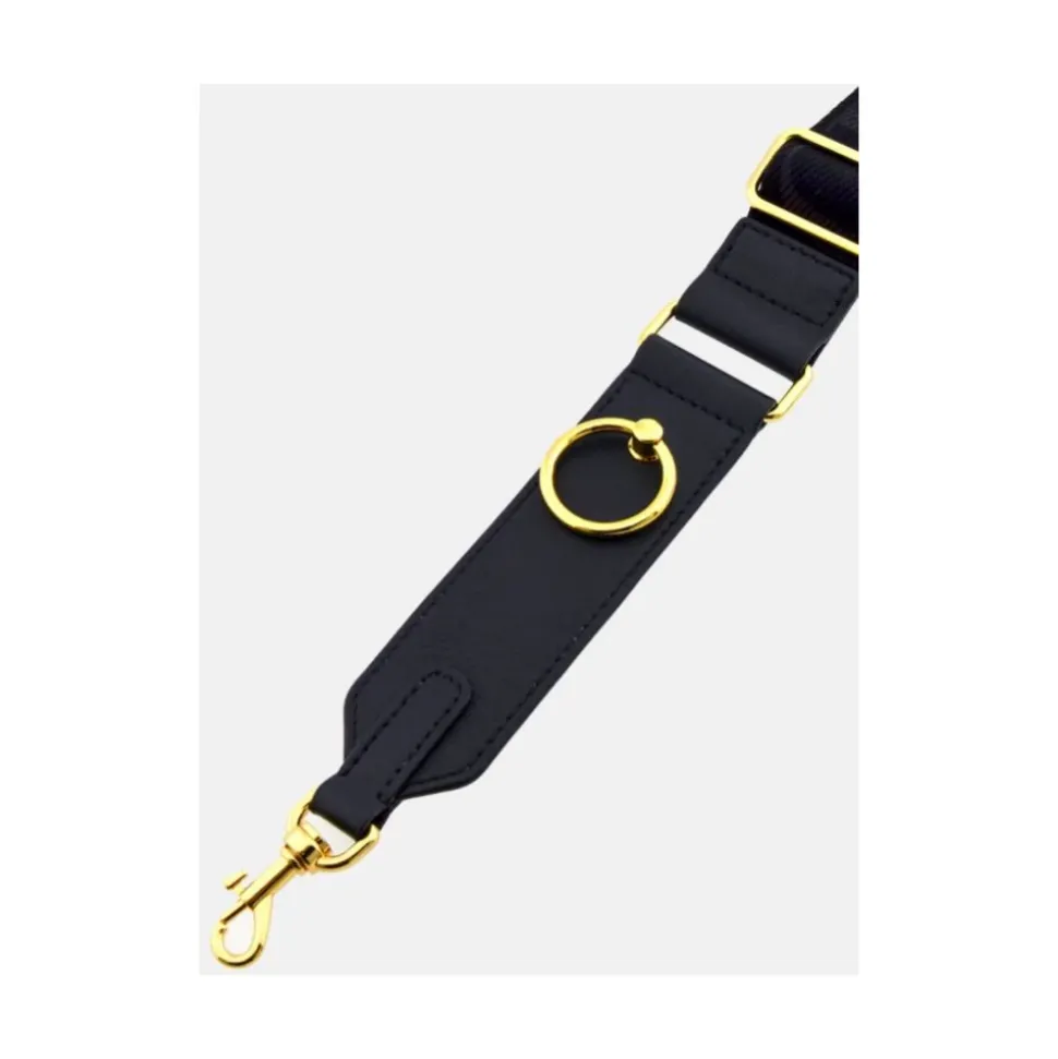 Verstellbarer Schulterriemen aus Leder und Ripsband