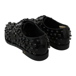 Verzierte Lackleder-Loafer