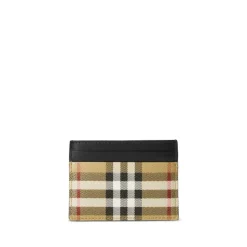 Vintage Check Geldbörsen in Beige