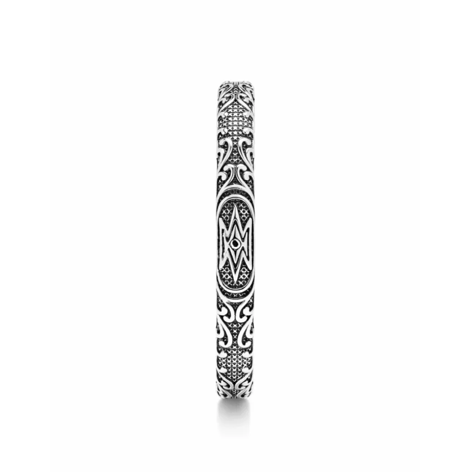 Vintage Cuff Bracelet in Silver