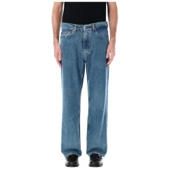 Vintage Gewaschene Denim Jeans