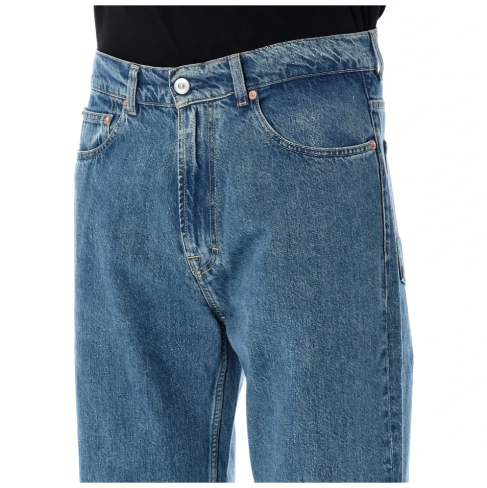 Vintage Gewaschene Denim Jeans