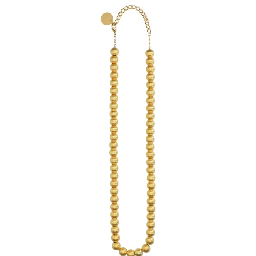 Vintage Gold Perlen Lange Kette