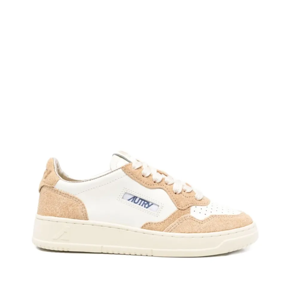 Vintage Medalist Low Sneakers Weiß Sand