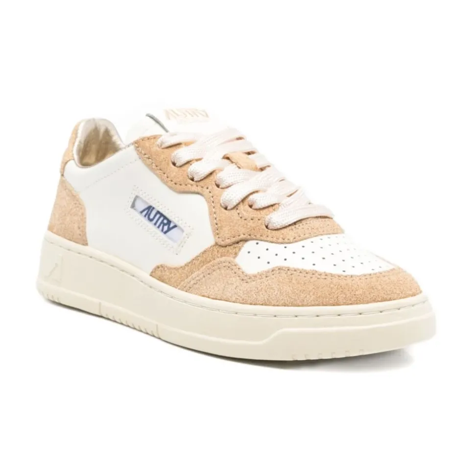 Vintage Medalist Low Sneakers Weiß Sand