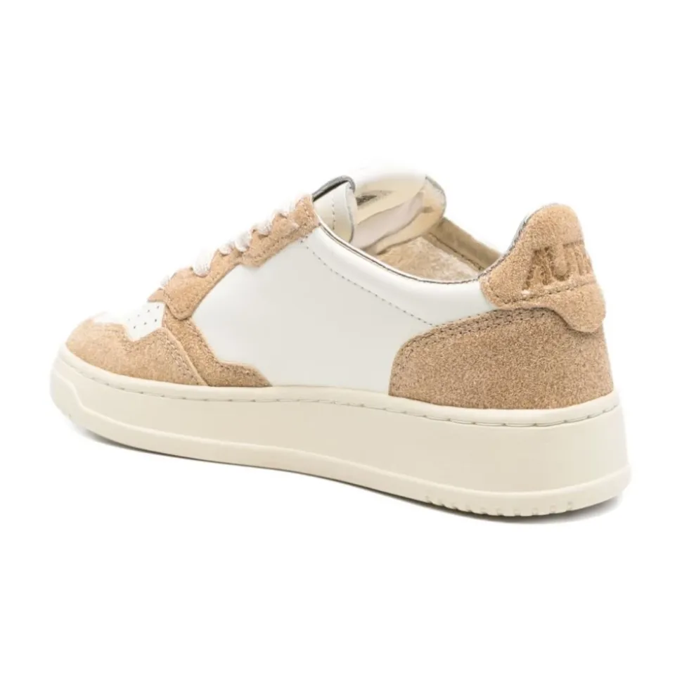 Vintage Medalist Low Sneakers Weiß Sand