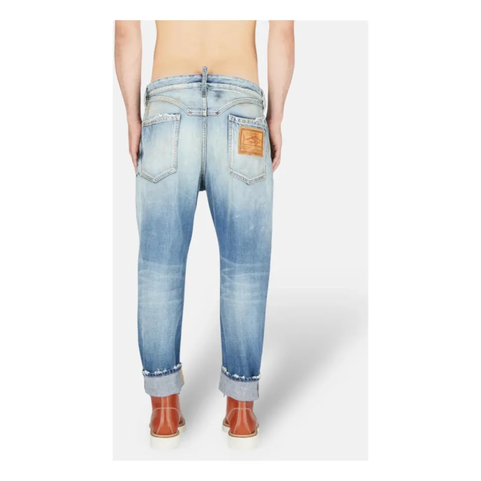 Vintage Stil Bequeme Wide Leg Jeans