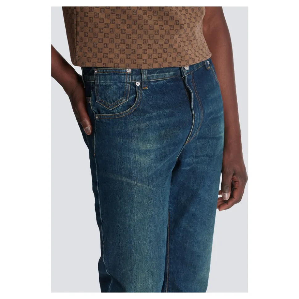 Vintage Straight-Leg Jeans