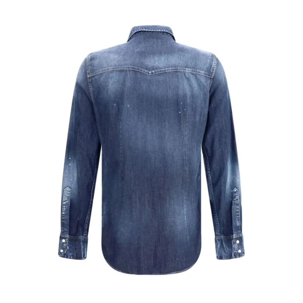 Vintage Western Denim Hemd