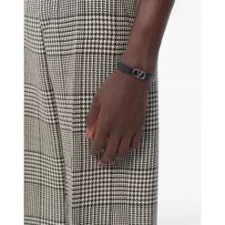 Vlogo Signature Armband aus genarbtem Kalbsleder