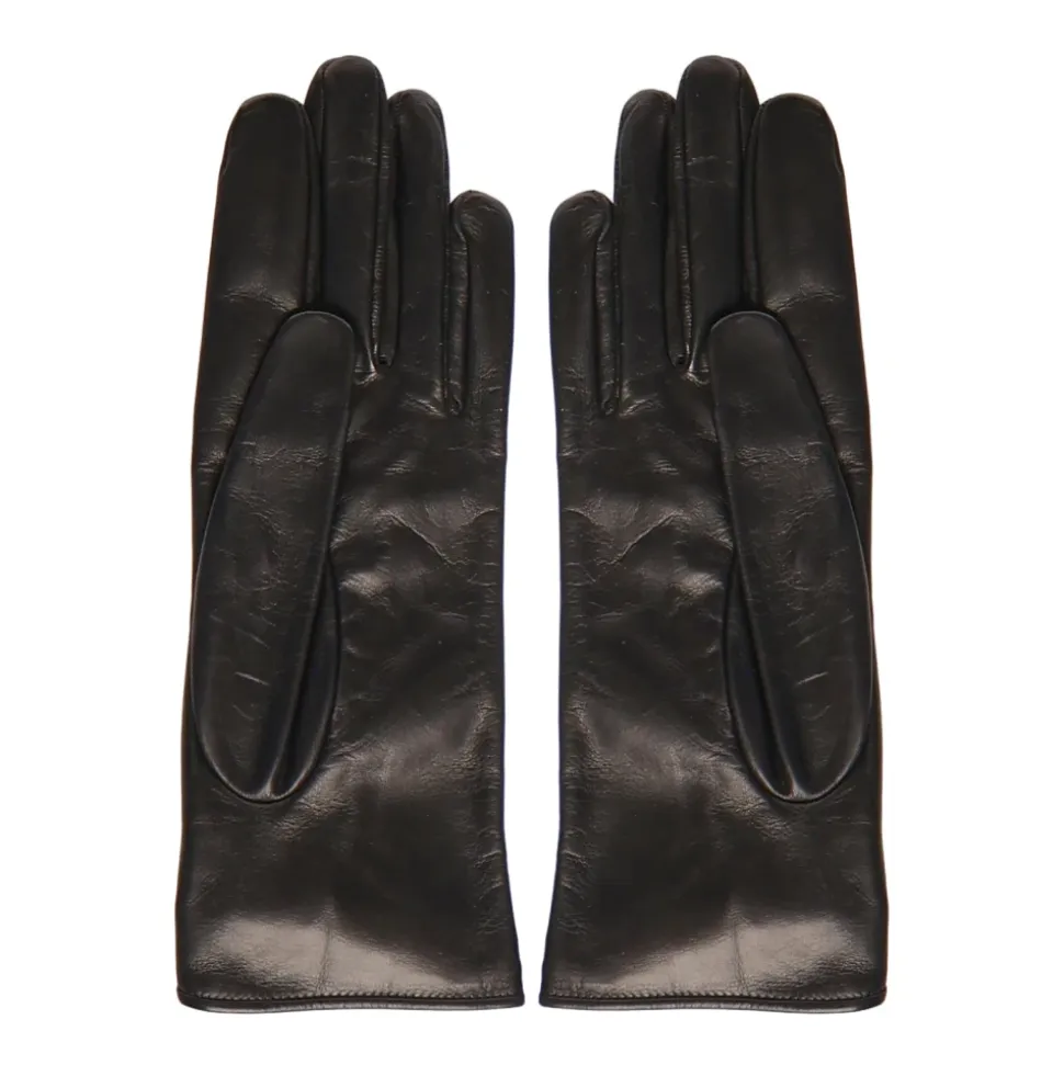 VLogo Signature Nappa Lederhandschuhe mit Schleifen