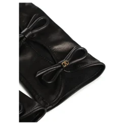 VLogo Signature Nappa Lederhandschuhe mit Schleifen