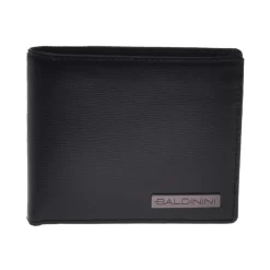Wallet in black palmellato leather