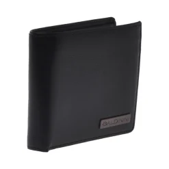 Wallet in black palmellato leather