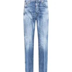 Washed Straight-Leg Jeans