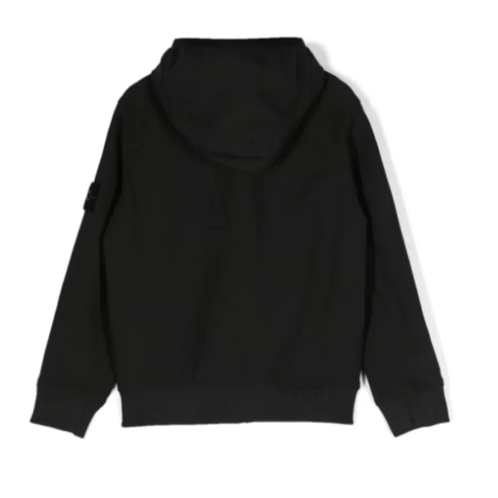 Wattierte Jacke mit Kompass-Badge