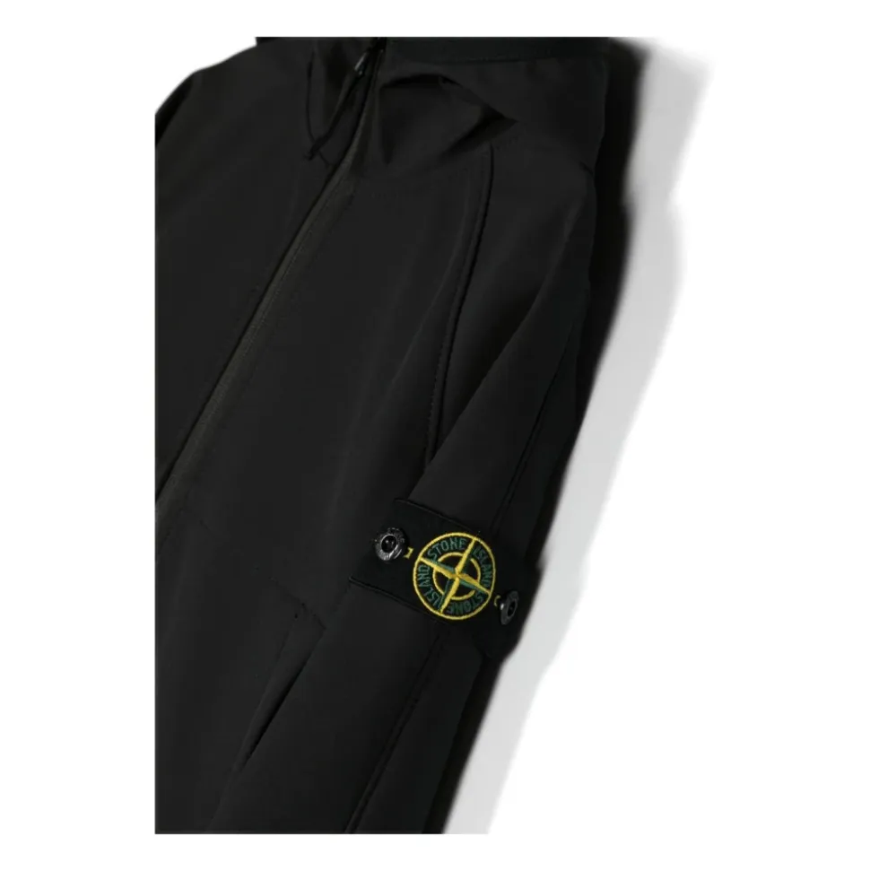 Wattierte Jacke mit Kompass-Badge