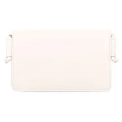 Weiße Crossbody-Tasche Halbmond-Design