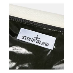 Weiße Crossbody-Tasche mit Logo-Patch