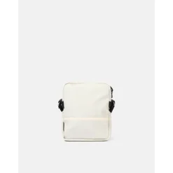 Weiße Crossbody-Tasche mit Logo-Patch