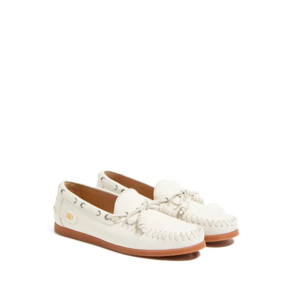 Weiße Loafer Schuhe für Männer