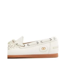 Weiße Loafer Schuhe für Männer