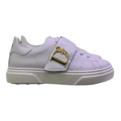 Weiße Low-Top Kinder Sneakers