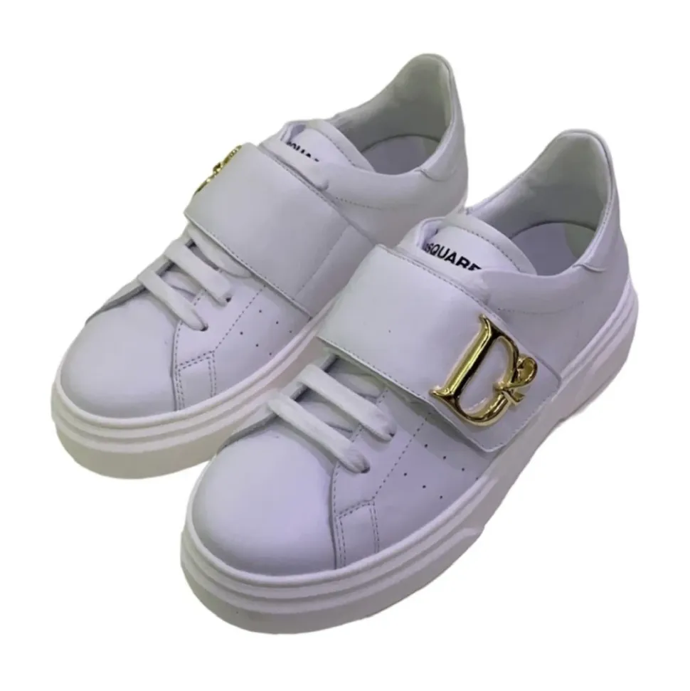 Weiße Low-Top Kinder Sneakers