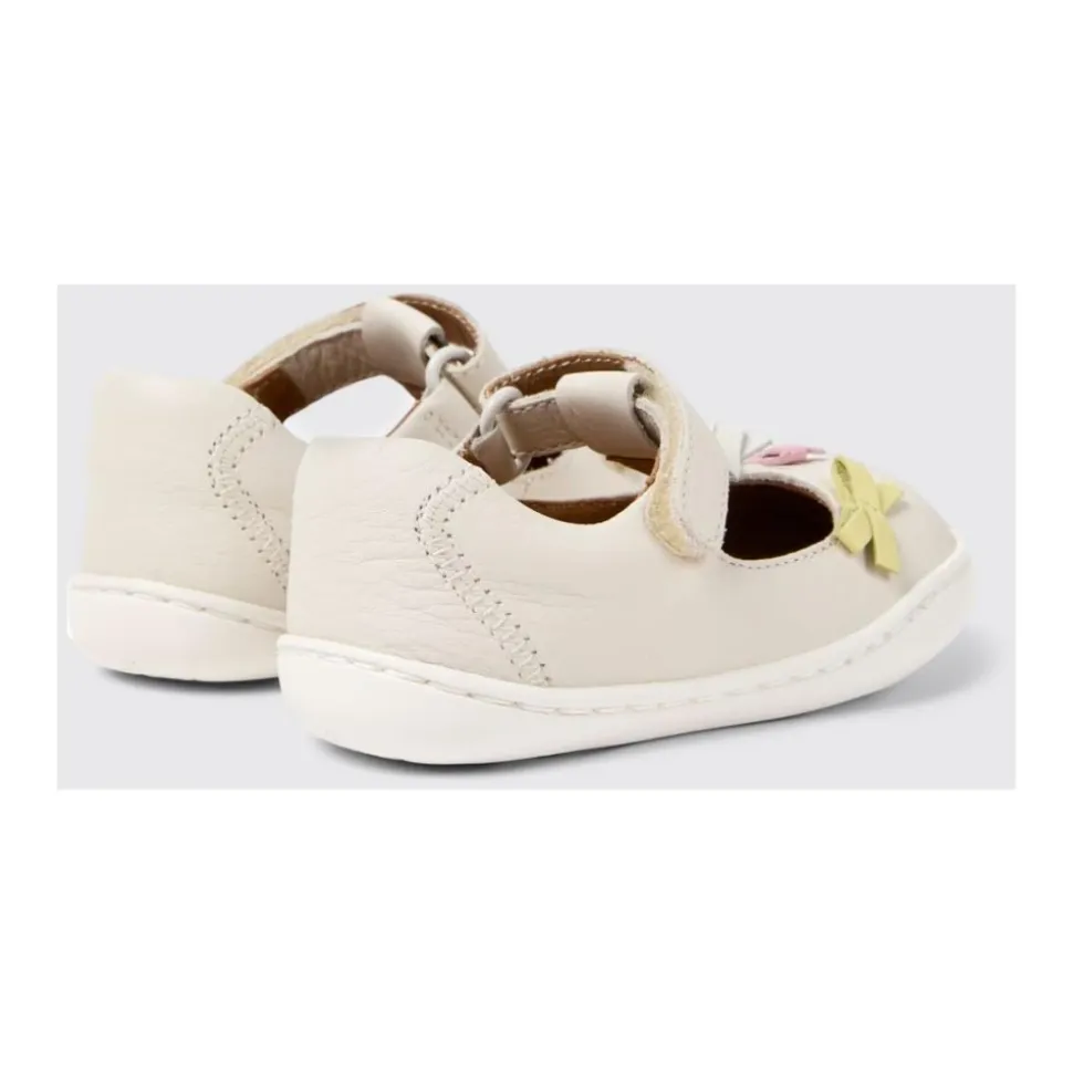 Weiße Mary Jane Babyschuhe